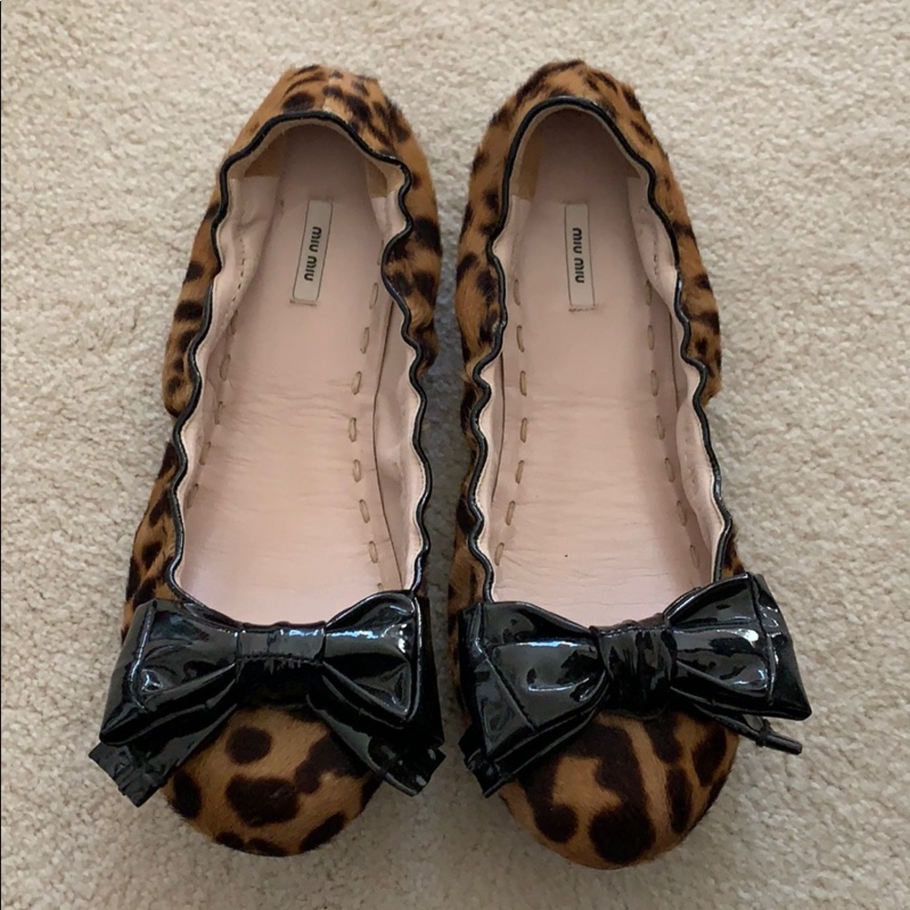 Miu Miu Cheetah Flats - image 1
